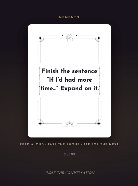 Digital Edition - Memento